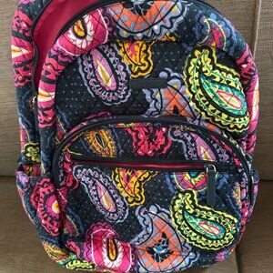 Vera Bradley Twilight Paisley Campus Backpack